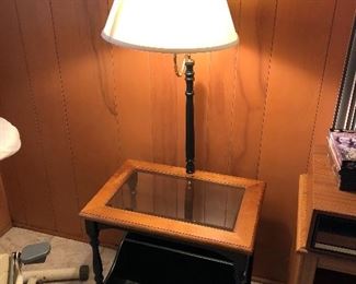 Table Magazine Rack Lamp