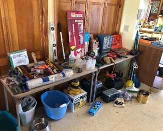Tools, Buckets, Household Items