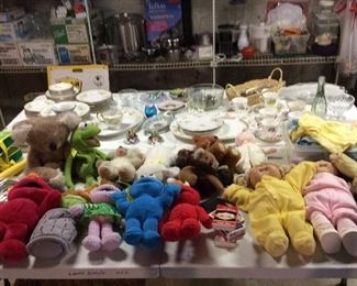 Vintage cabbage patch kids and sesame street