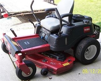Toro MX5050 zero turn lawn mower (113 hrs. - great condition)