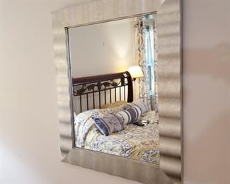 Silvertone Beveled Edge Mirror https://ctbids.com/#!/description/share/237187
