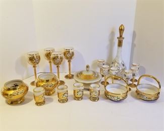 Vintage Bohemian Jeweled Murmac Czechoslovakia Set https://ctbids.com/#!/description/share/237150