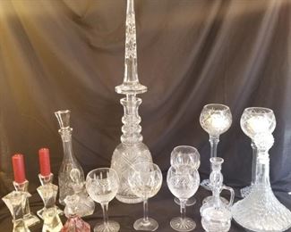Waterford Crystal Goblets and Cut Glass Collection https://ctbids.com/#!/description/share/237154