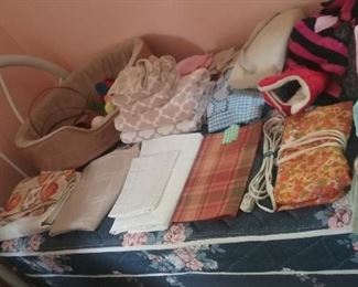 Single Bed & Bedding