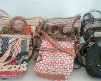Purses, 2 are Vera Bradley