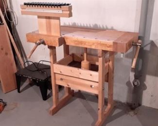 Sjobergs Workbench with 2 Trestles