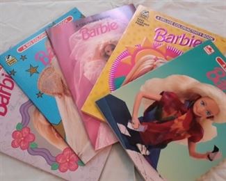 Barbie coloring books, new.