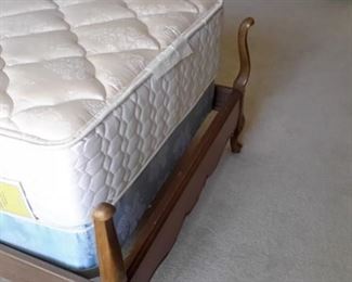 Gorgeous antique twin head, foot boards and rails. Mattress not for sale.