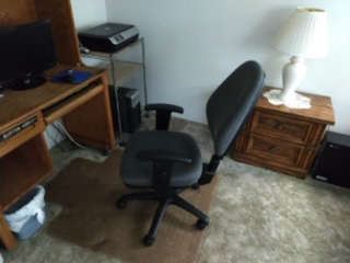 Office chair with adjustments