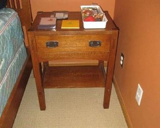 Mission style nightstand
