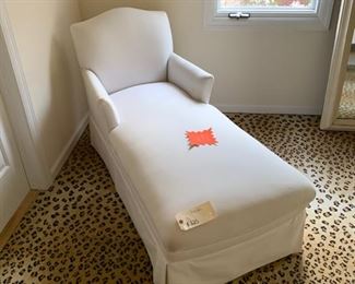 SLIP COVERED DAY LOUNGER SETTEE $195 
