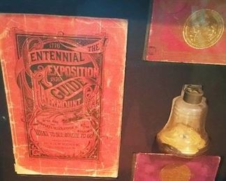 1876 Centennial Expo souvenir shadow box.  Yes, it is really that old.