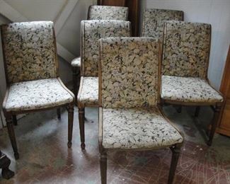 Set of 6 matching chairs, ready for your upholstery!  $75.00 for ALL! 