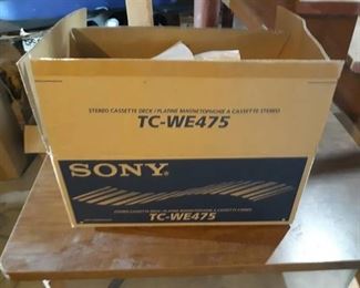 Sony TC-WE475 Stereo Cassette Deck