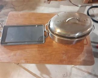 Griddle and SS Roasting Pan