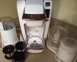 Keurig, Coffee Grinder, and Chopper