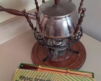 Vintage Fondue Set