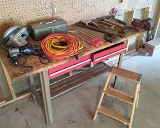 Workbench and Assorted Tools