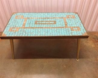 Midcentury Mosaic Tile Coffee Table https://ctbids.com/#!/description/share/235686