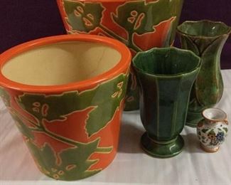 Handcrafted Planters and Vintage MCoy Vases https://ctbids.com/#!/description/share/235691