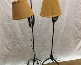Pair of Black Floor Lamps https://ctbids.com/#!/description/share/236970
