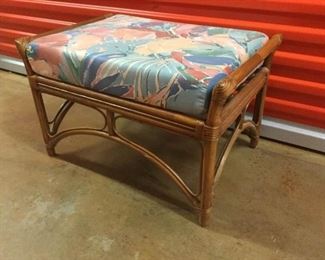 Wood Bench with Colorful Cushion https://ctbids.com/#!/description/share/236976