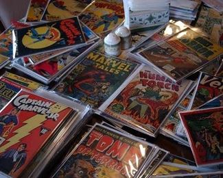 20,000 comics marvel and dc in boxes mint shape