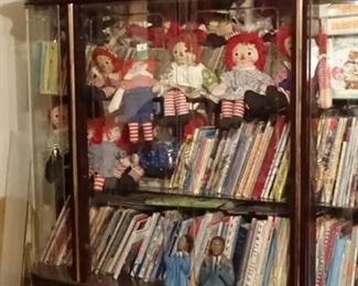 children books over 1000 and dolls