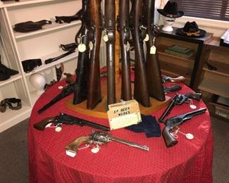 Civil War and Indian War Era Springfields, Spencers, etc. Vintage Handgun Replicas.