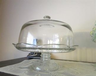 CAKE PLATE AND DOME