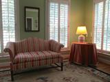 and another goose down cushion couch