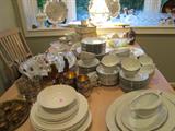 Lots of silver, china and crystal