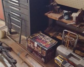 Tool cabinet and tools