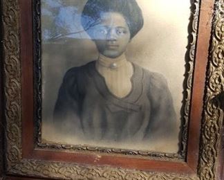 One if several antique portraits