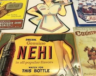 More advertising signs