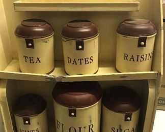 Vintage canister set