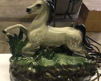 1950’s horse lamp