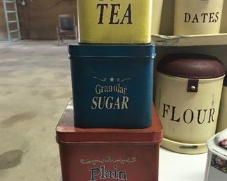 Vintage tins