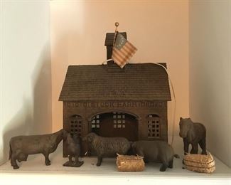 Cast iron farm set