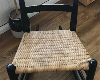 Very nice cane bottom rocker