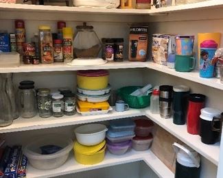 pantry -hh kit -tupperware plus more