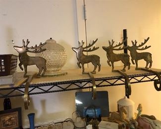 heavy brass stocking holders !!