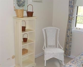 Shelf, Wicker rocker
