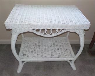 Small wicker table