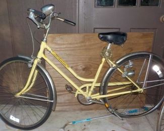 Yellow Schwinn Bike