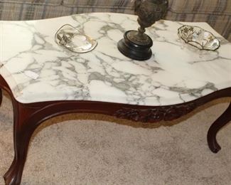 furniture marble top coffee table