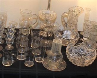 formal crystal stemware