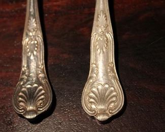 silver serving pieces