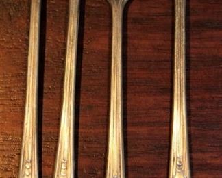 silver set 4 forks