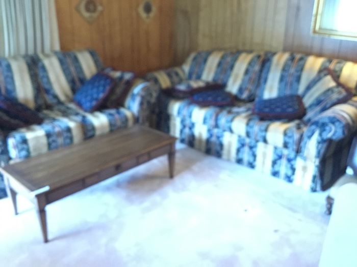 Matching sofa, live seat plus coffee table